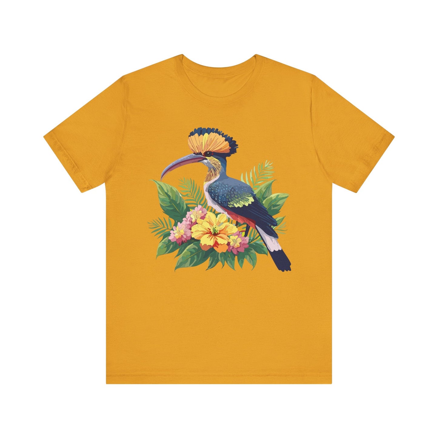 Unisex Animal Tee Shirt With Art Design Wild Animals Short Sleeve Jersey Tee For Everyday