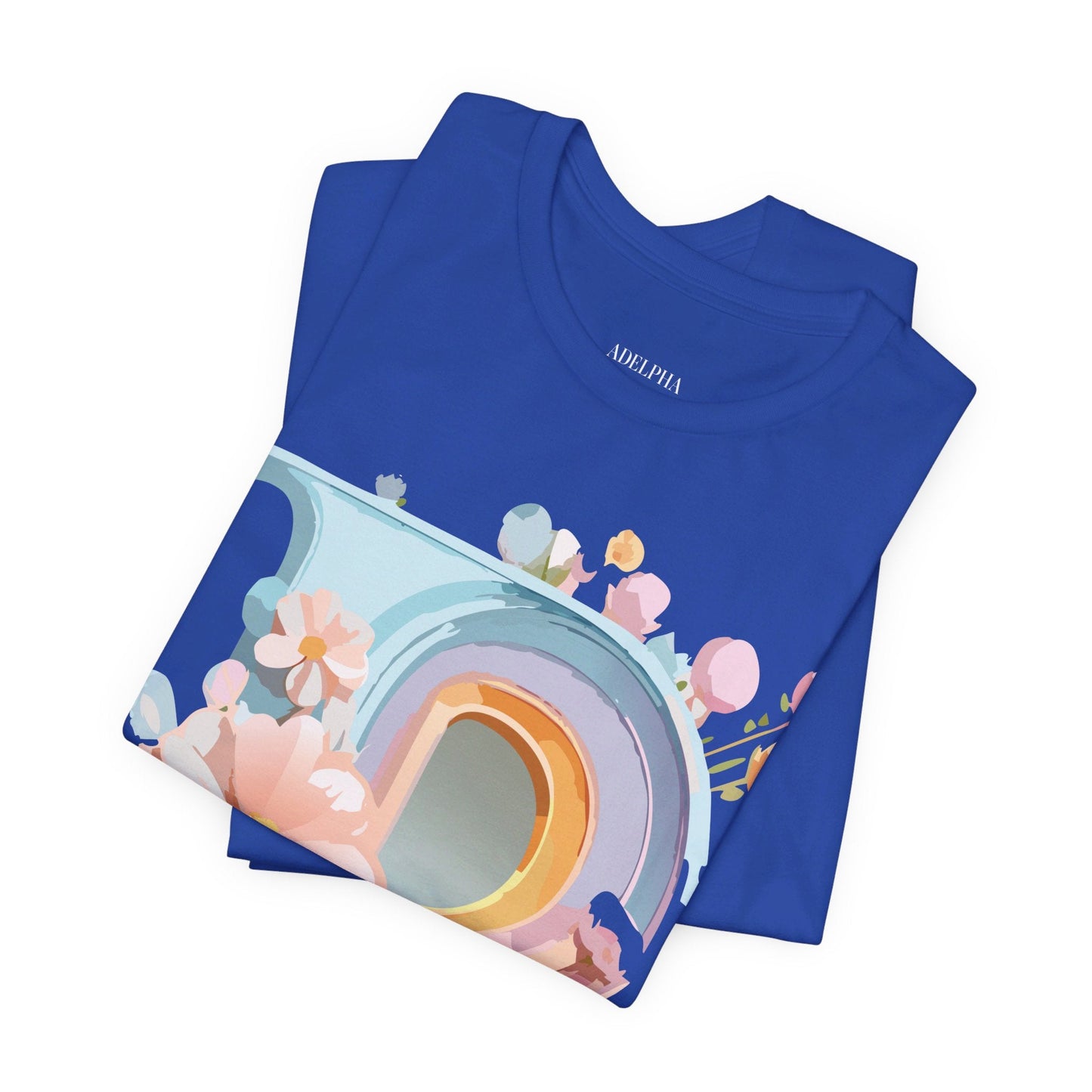 Letter P Shirt Graphic Tee Unisex Short Sleeve Vintage Inspired Art From Adelpha