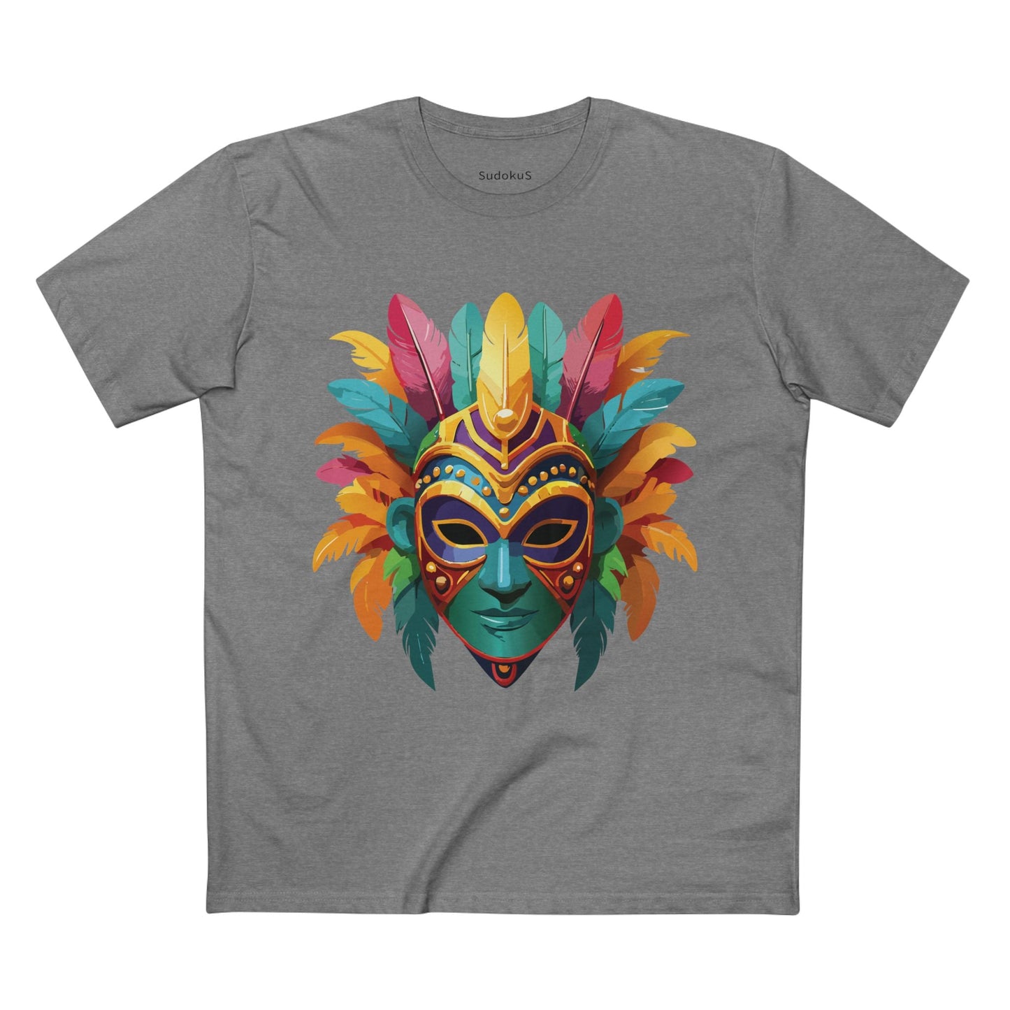 Mask Graphic Unisex 100 Cotton Staple Tee 1