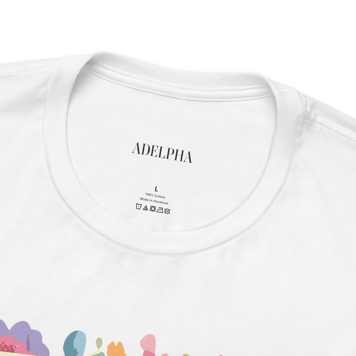 Letter R Graphic Unisex Cotton Bella+Canvas Tee with Art Letter Design