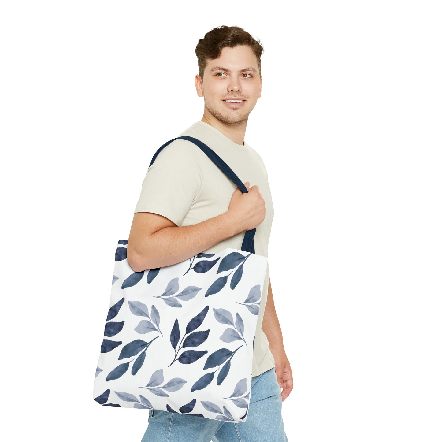 Canvas Bag with Floral Prints