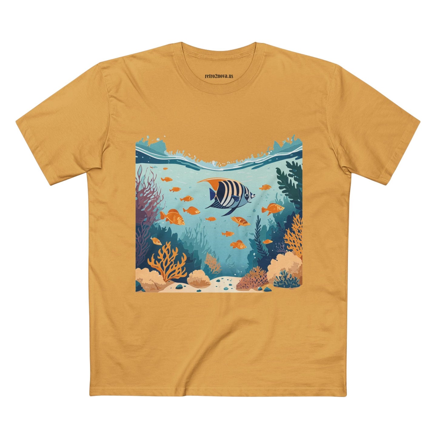 Ocean Pacific Unisex Premium Cotton Art Tee OP 7 Original Design Retro2Nova Collection