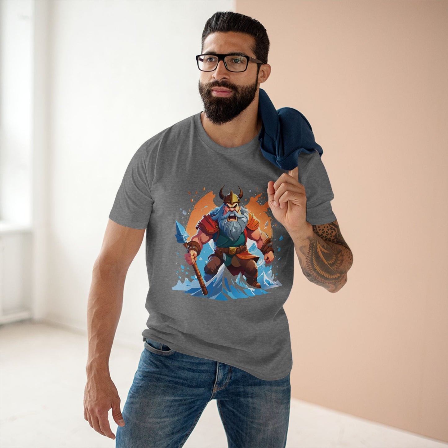 Viking Graphic Unisex 100 Cotton Staple Tee 21