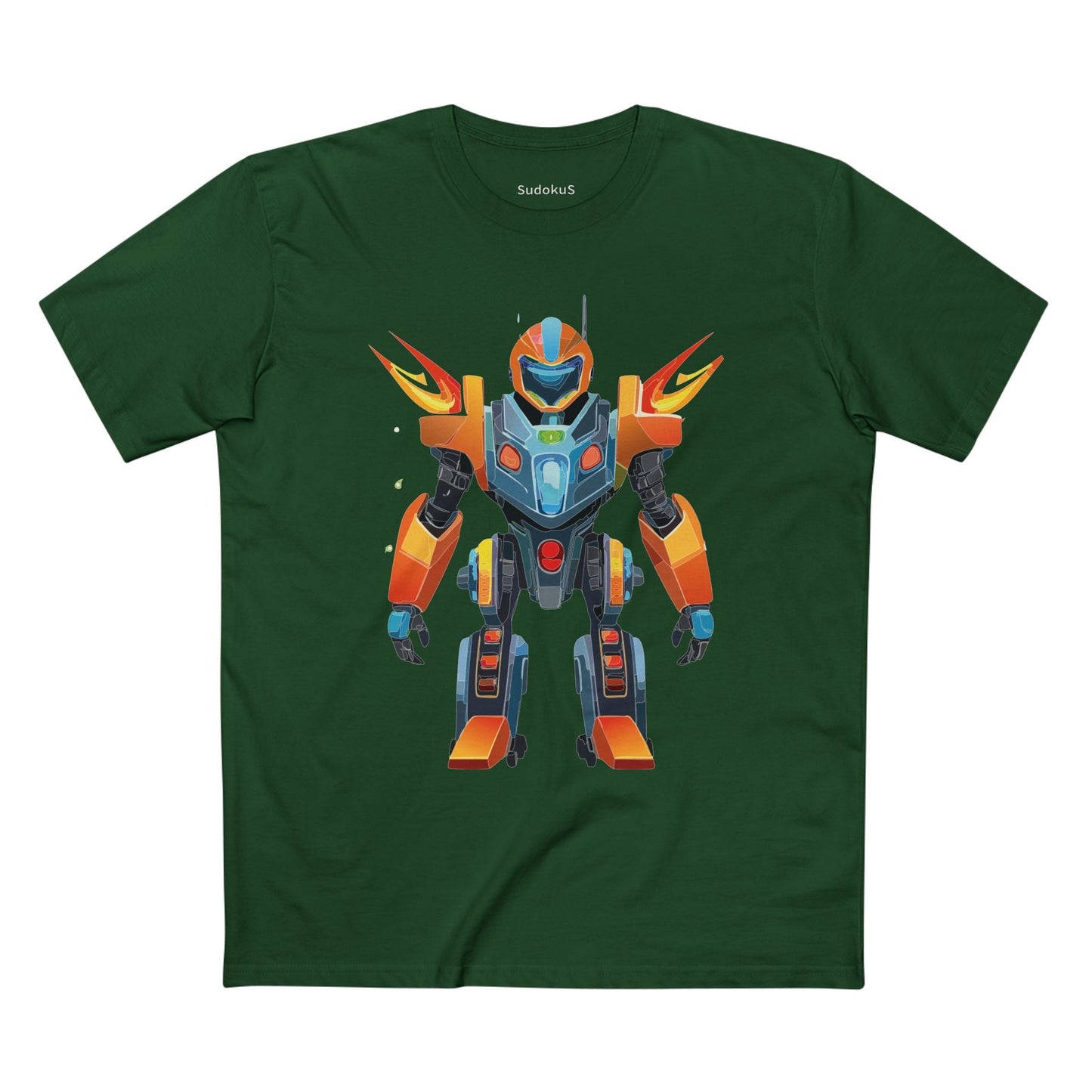 Cyborg Robot Graphic Unisex 100 Cotton Staple Tee 5