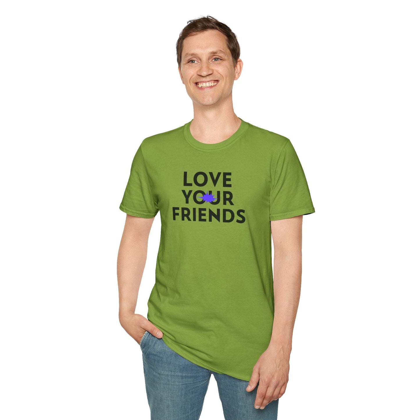 Positive Slogan T Shirts Unisex Gildan Softstyle 64000 Ring Spun Cotton Tee With Positive Quotes