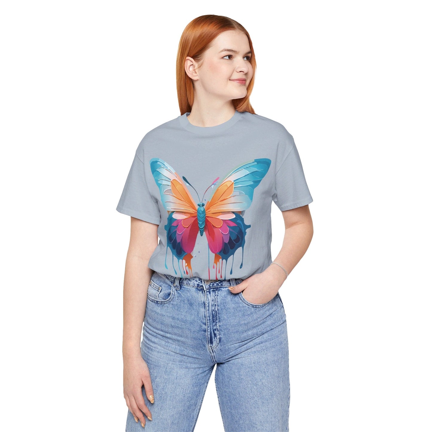 Butterfly Graphic T Shirt Unisex Adelpha Art Design Vintage Inspired Shirt