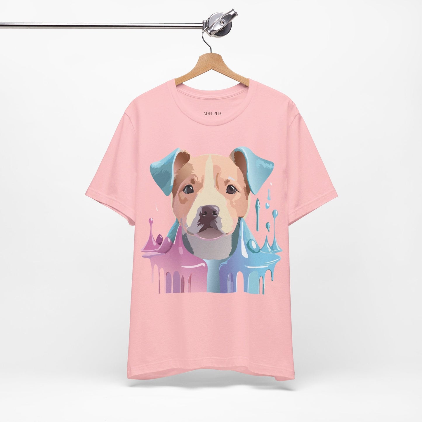 Dog Graphic T Shirt Unisex Jersey Short Sleeve Adelpha Vintage Art Tee Premium Comfort