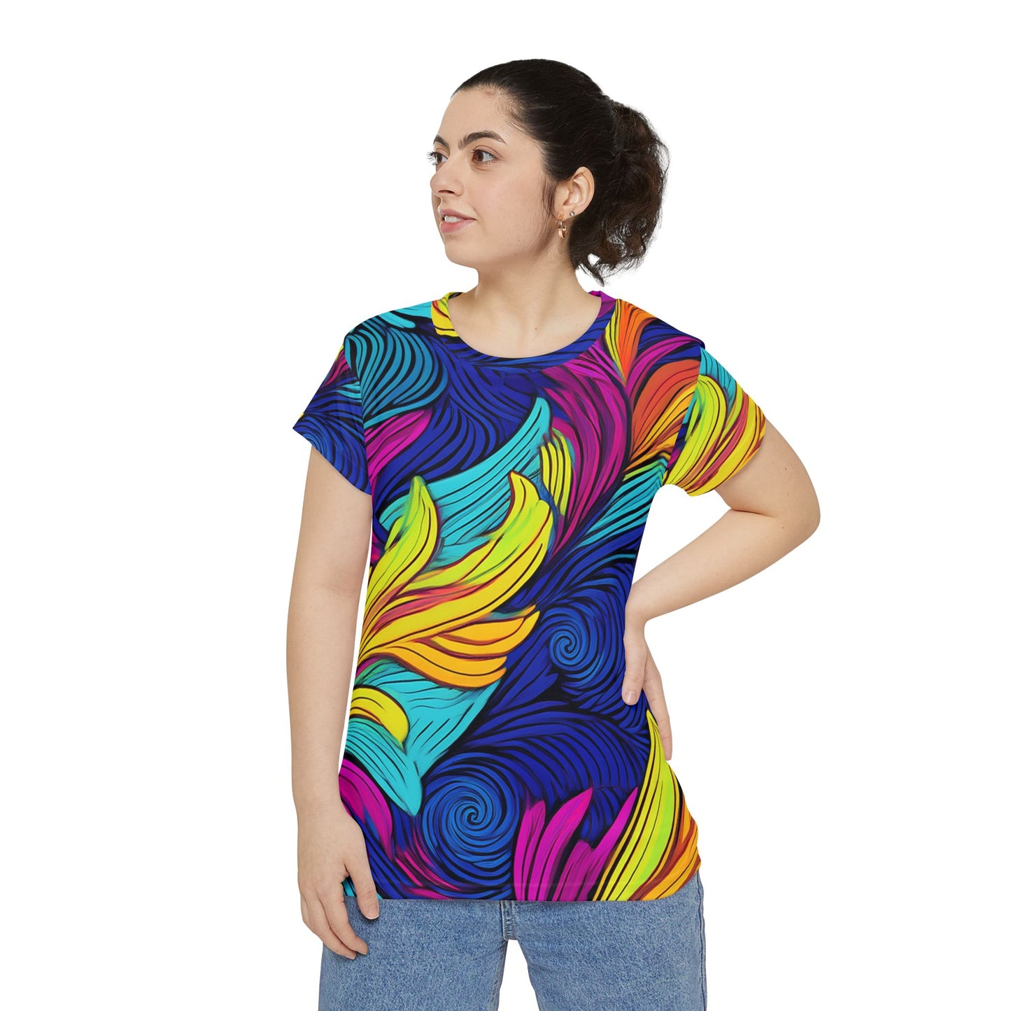Abstract Print Shirt, Shirt with Abstract Print
