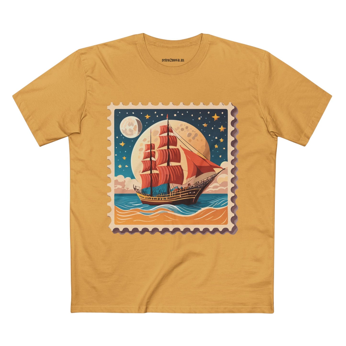 Stamp Shirt Postage Stamp Tee Unisex Premium Cotton Original Art Design By Retro2Nova
