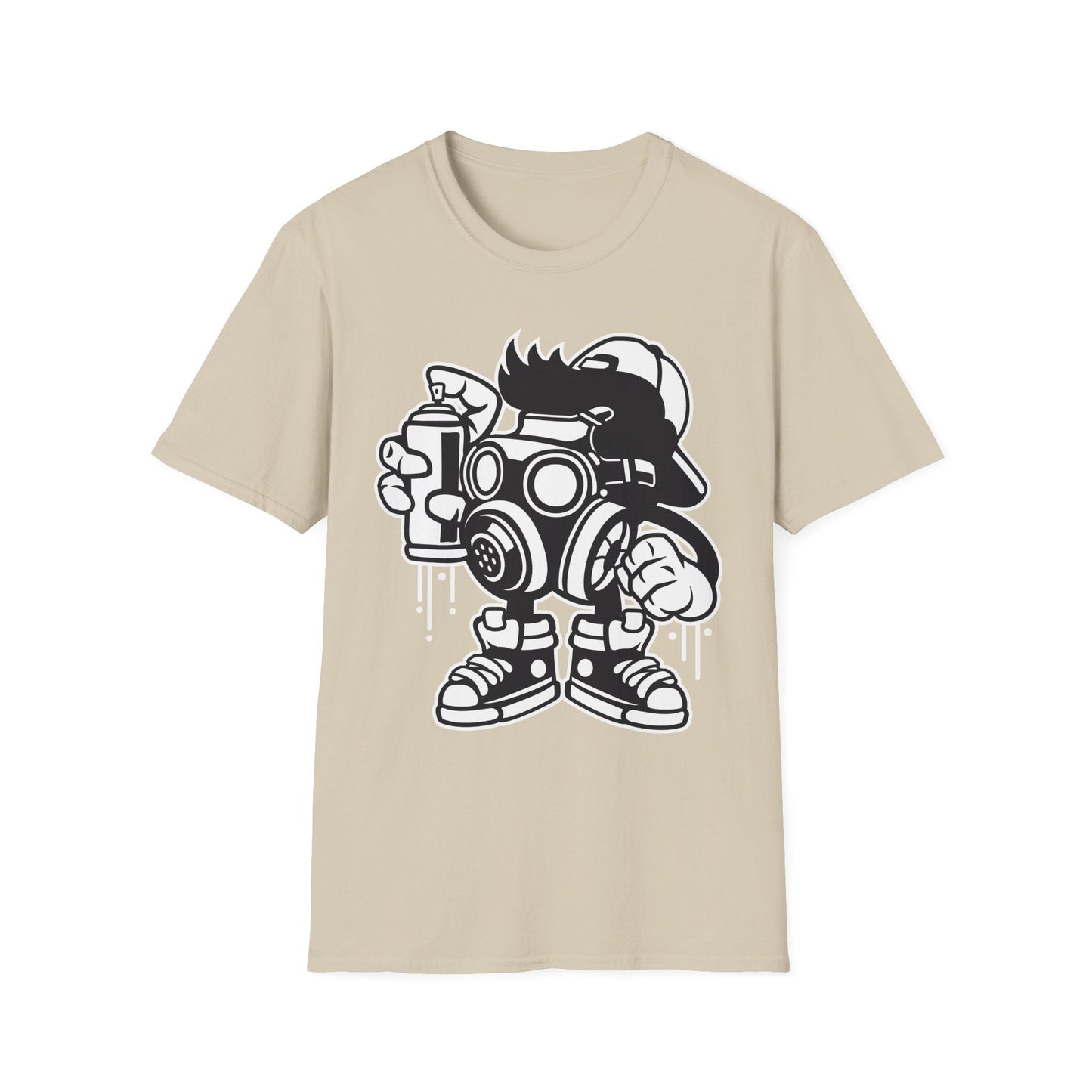 Cartoon T Shirt Unisex Animation Tee Funny Art Design Gildan Softstyle 64000 Ring Spun Cotton