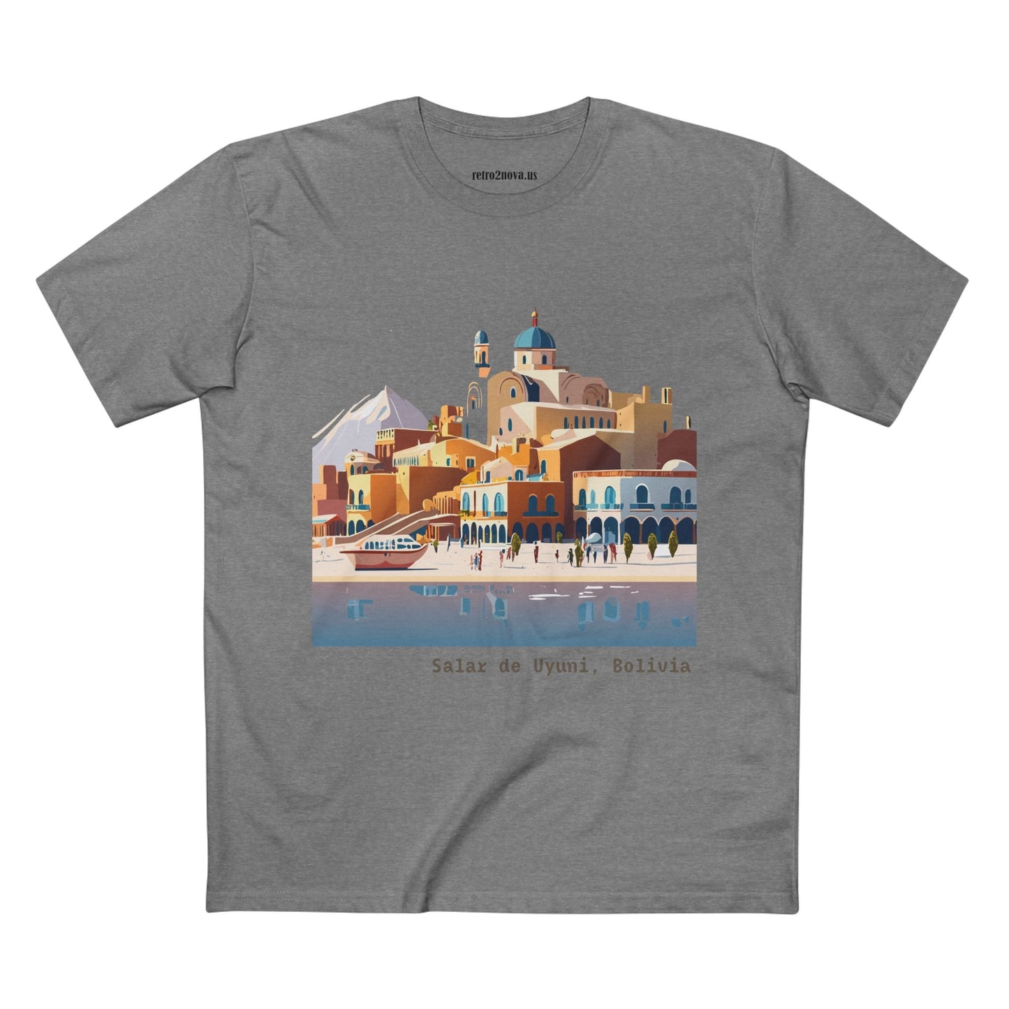 Bolivia Travel Shirt Unisex Premium Cotton Art Tee TT17 Retro2Nova Original Art Design Collection
