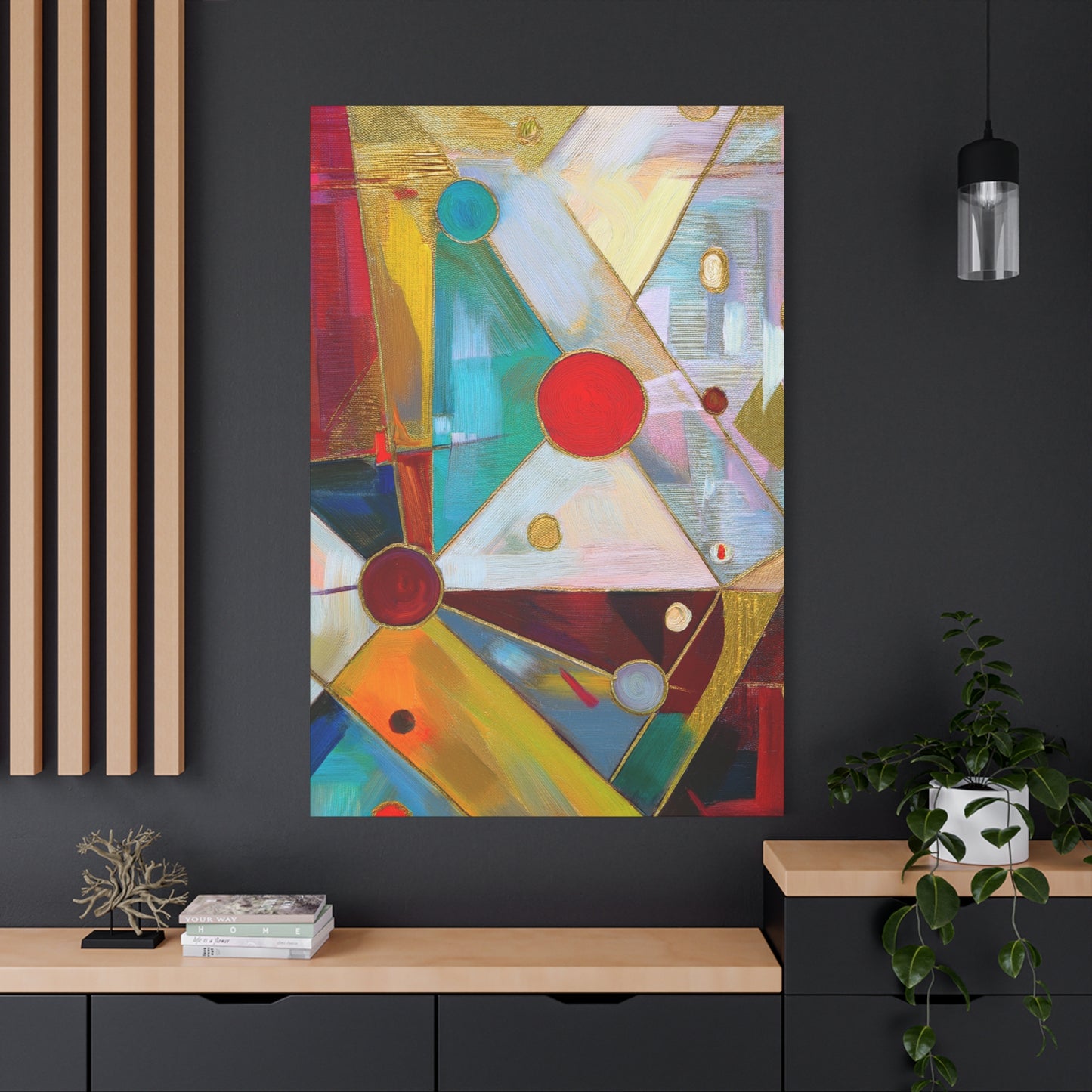 Abstract Oil Painting Print Canvas 20x24,20x30,24x30 24x32,24x36,30x40 32x48,36x48,40x60 Pine-Wood Inner Frame ABS-177