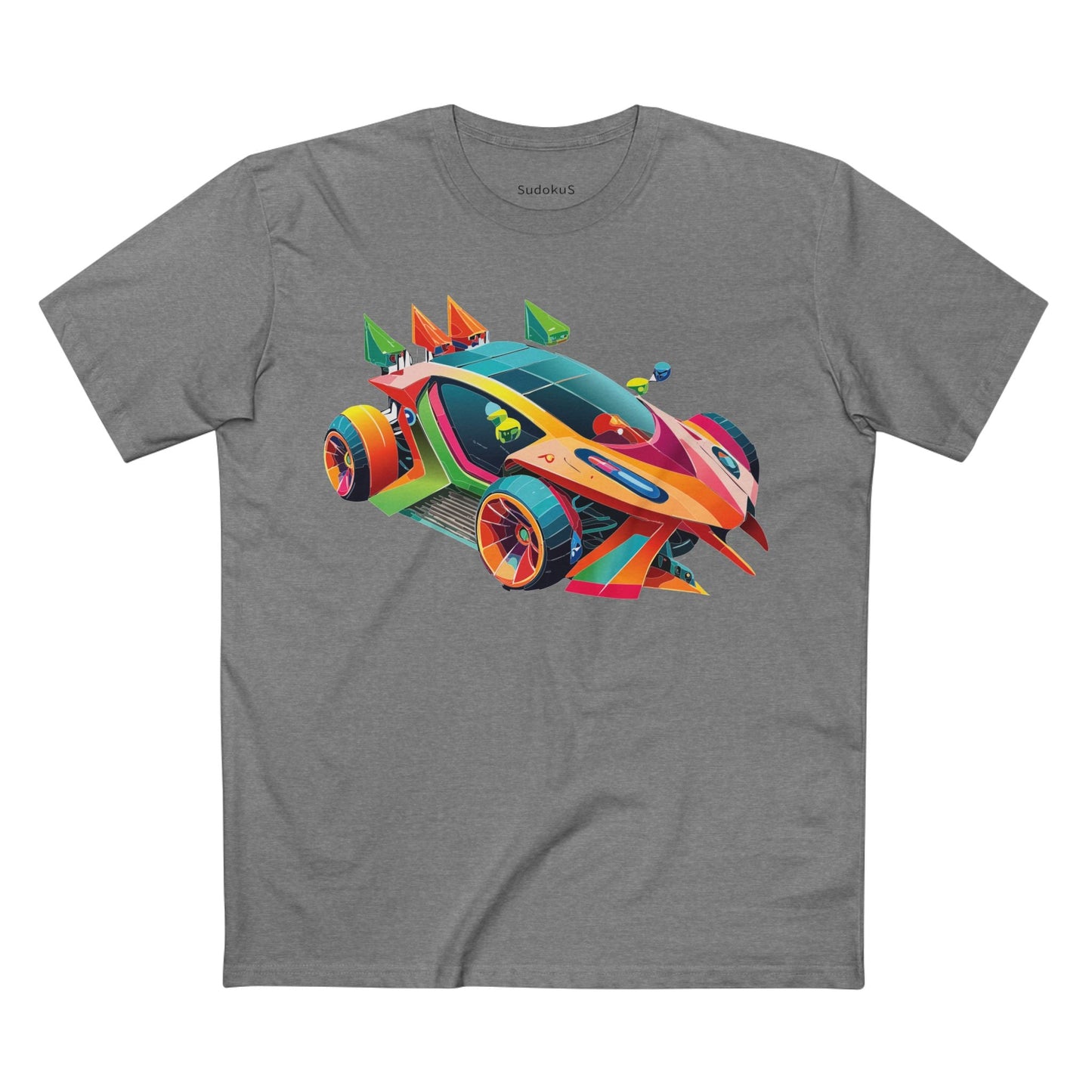 Car Graphic Unisex 100 Cotton Staple Tee 25