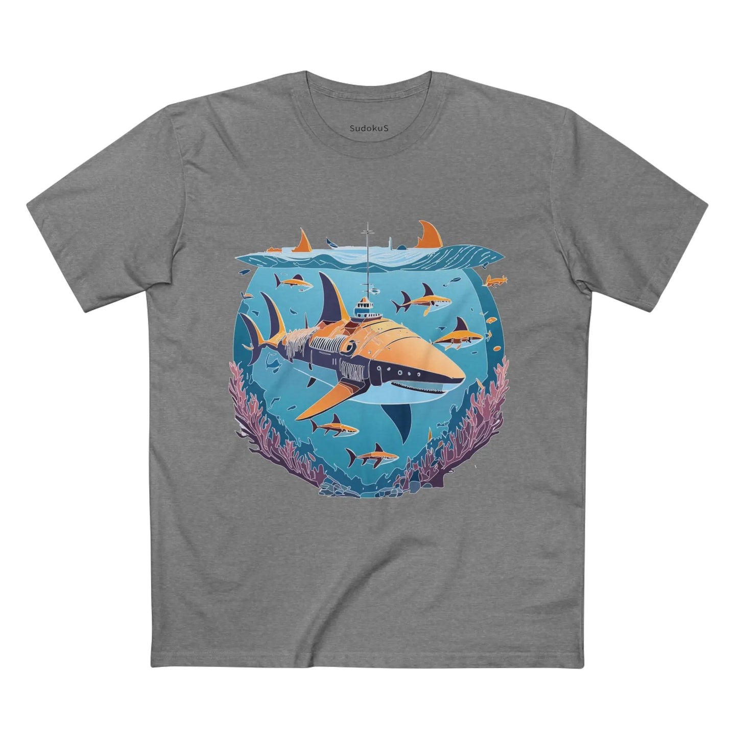 Ocean Coast Graphic Unisex 100 Cotton Staple Tee 12