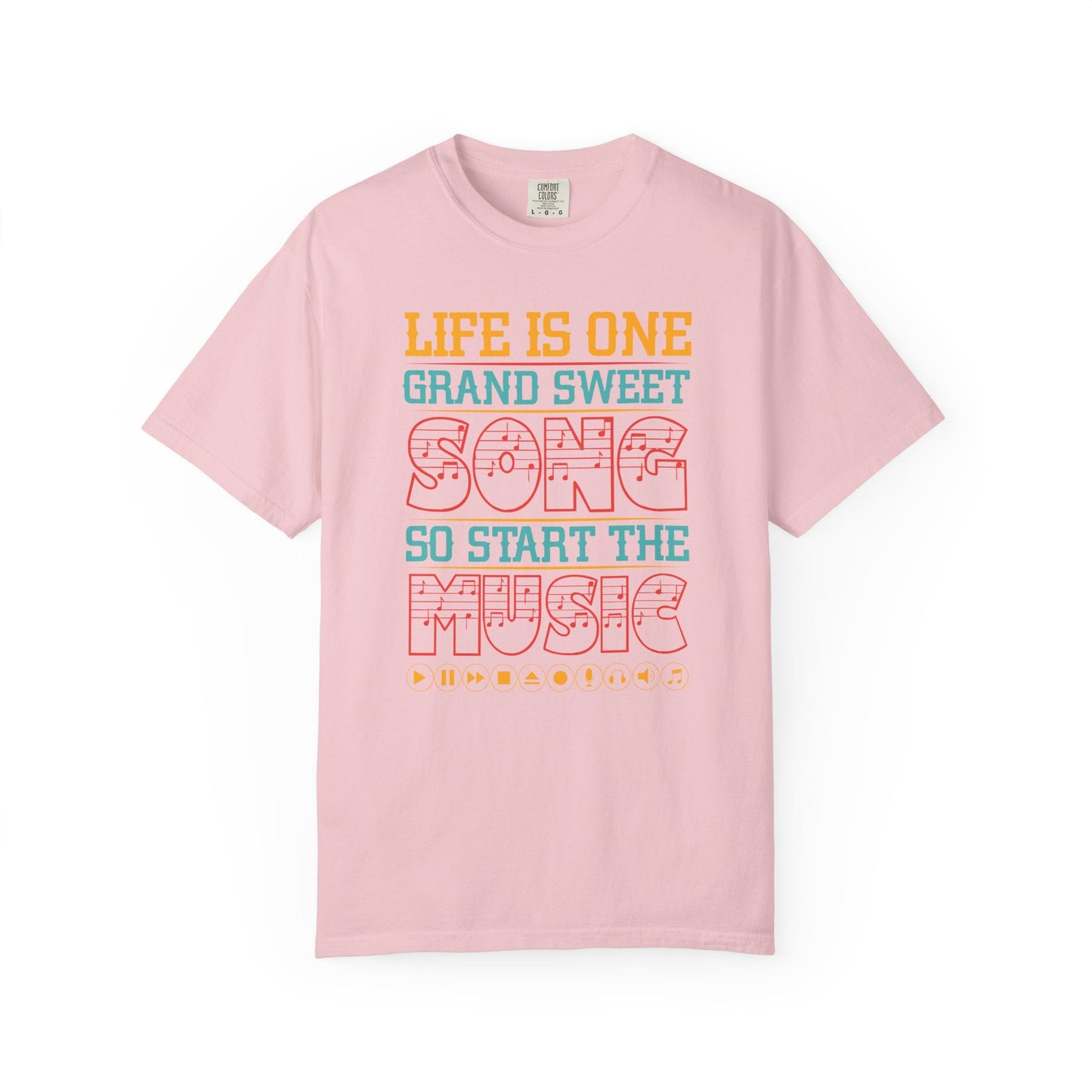 Music Graphic Design Unisex Cotton T-shirt 023