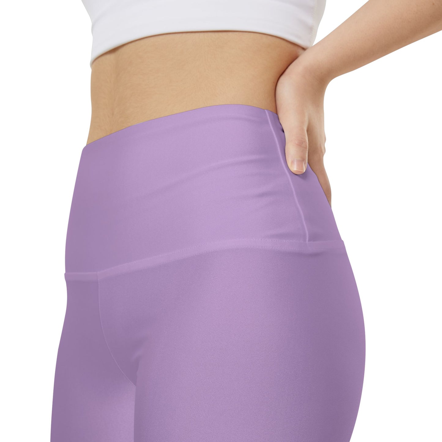 Blush Lilac High-Waist Workout Shorts — Women's Athletic Biker Shorts