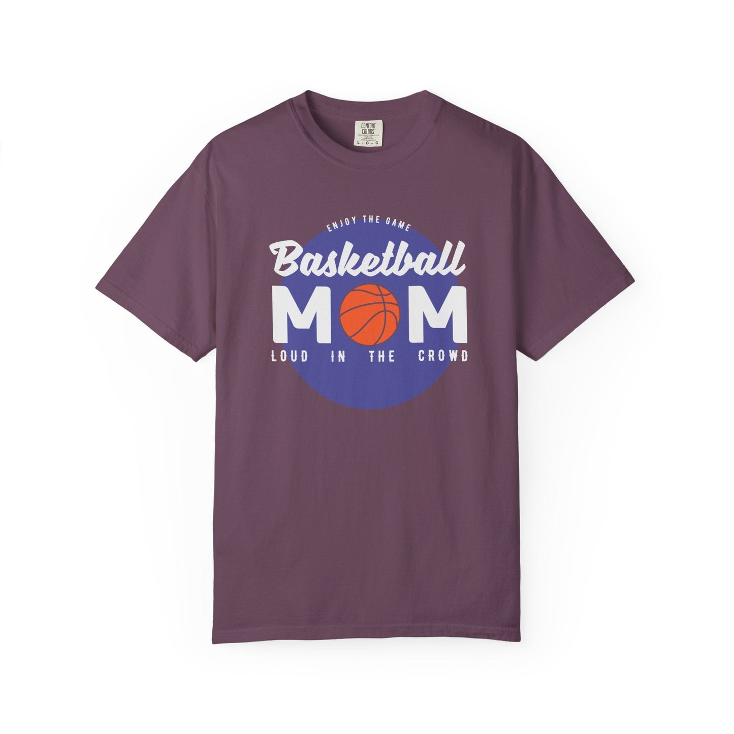 Basketball Mom T-shirt Mother's Day Mama Tee Unisex Comfort Colors Garment-Dyed Cotton h31