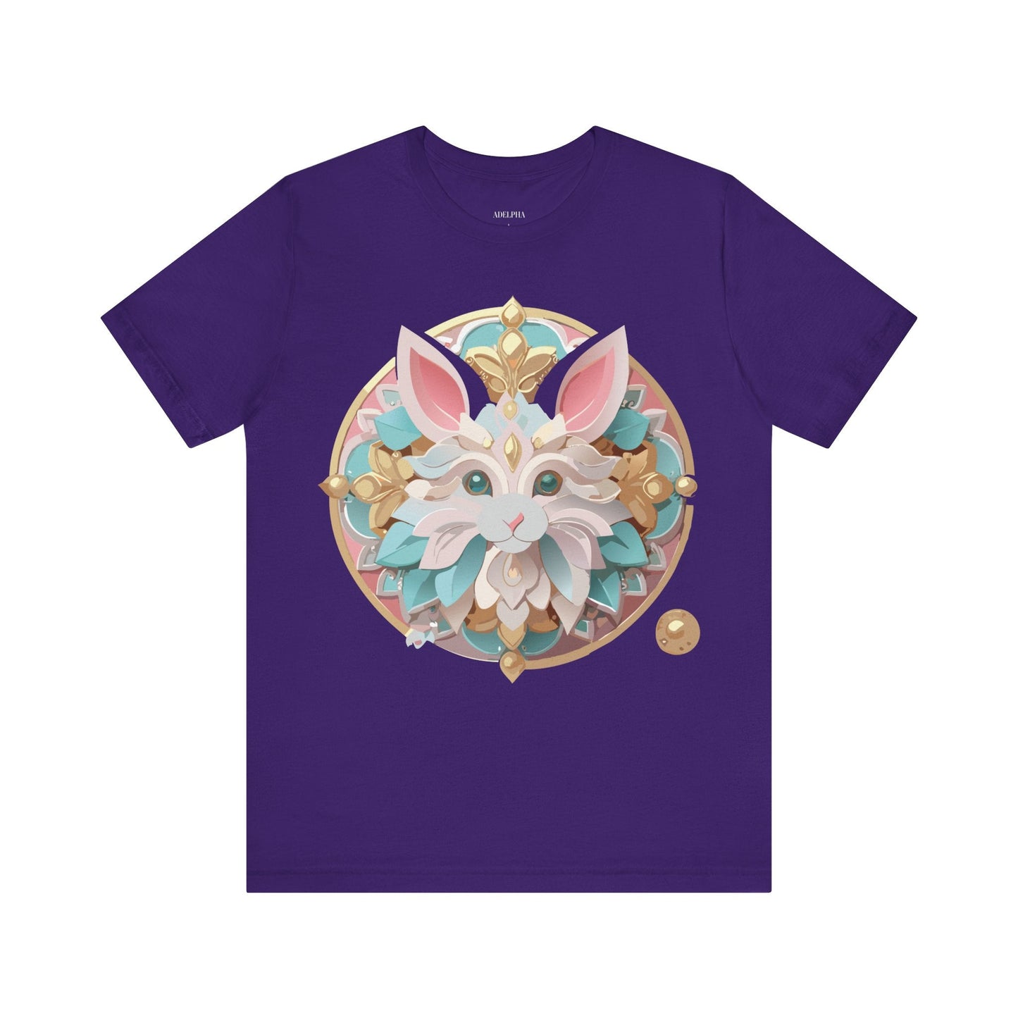 Medallion Graphic Unisex 100 Cotton Vintage Animal Medal Artwork Tee 87