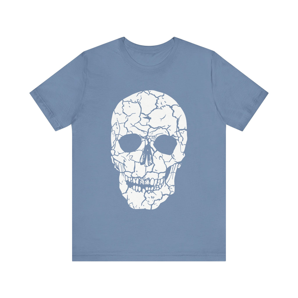 Camiseta unisex de algodón con calavera
