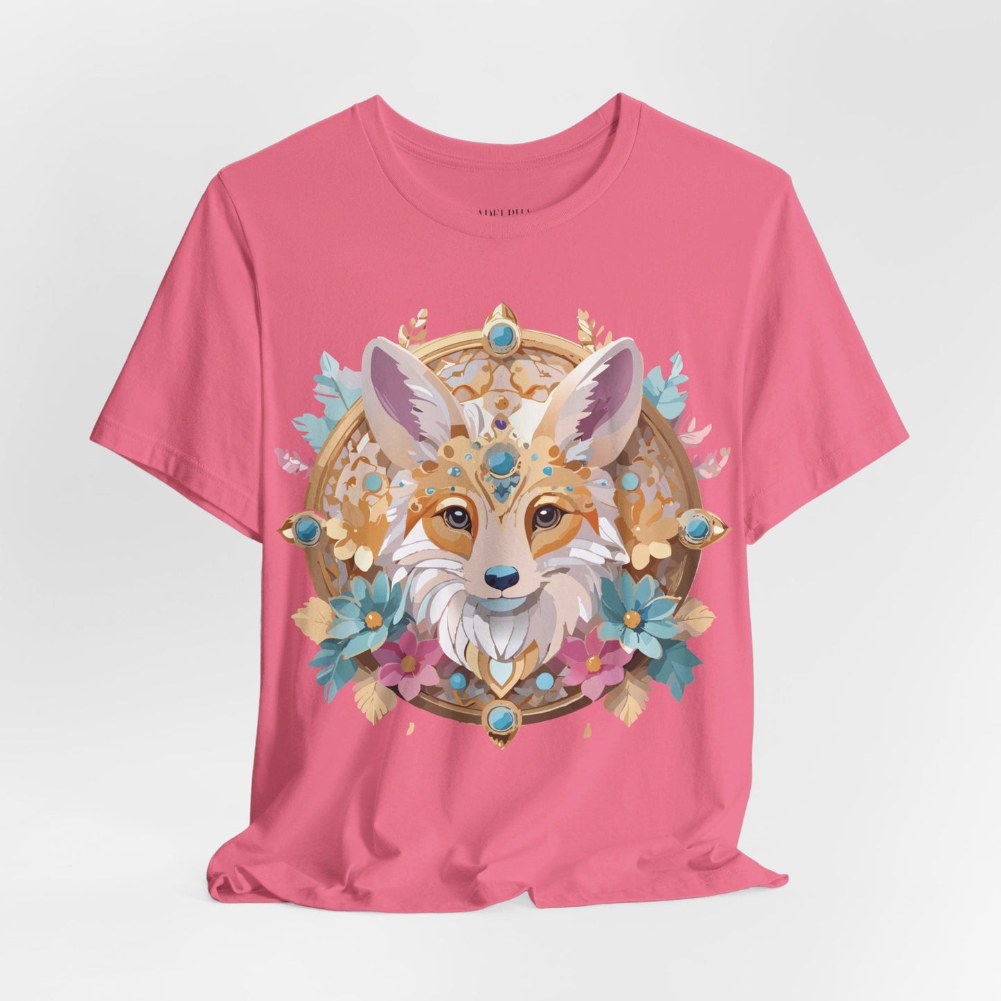 Adelpha Medallion Graphic Tee Unisex Short Sleeve Vintage Inspired Art Design Shirt