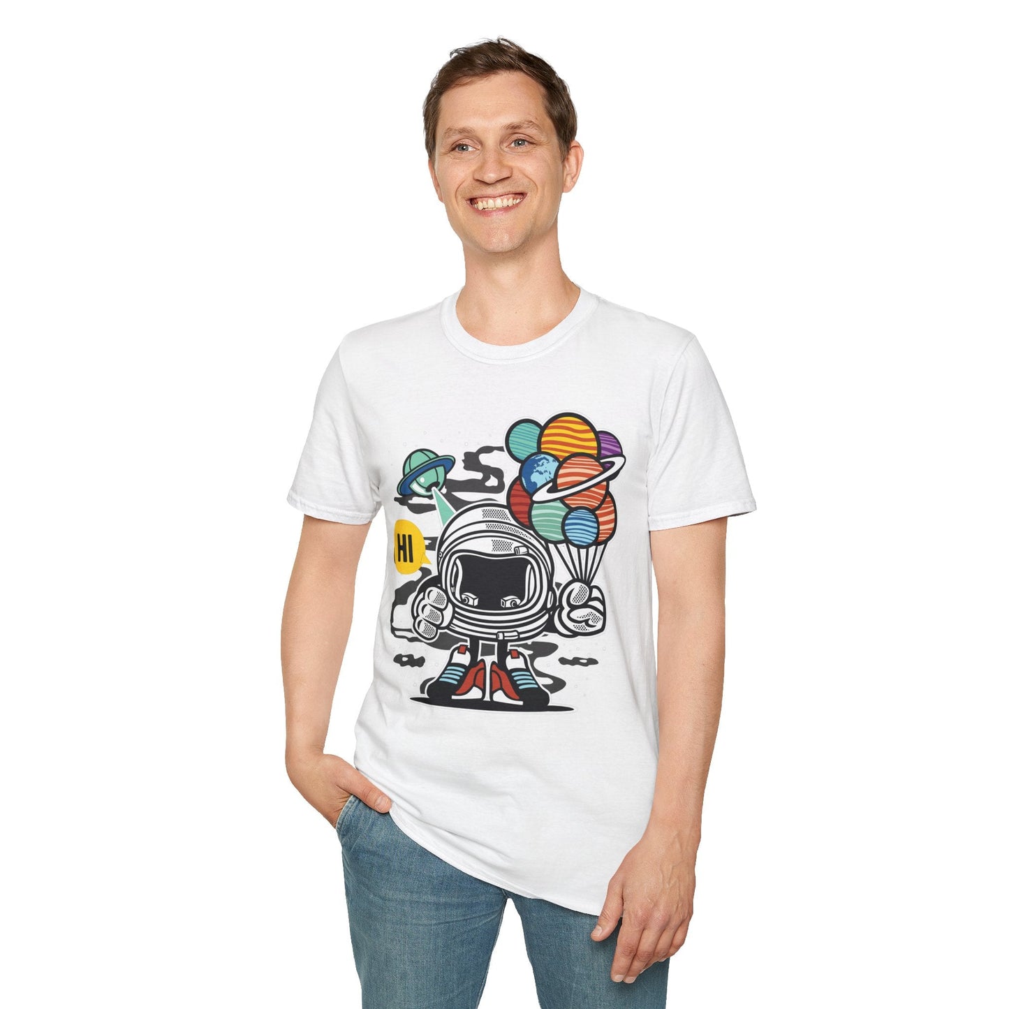 Cartoon T Shirt Animation Tee Funny Graphic Tee Gildan Softstyle 64000 Unisex Comfort