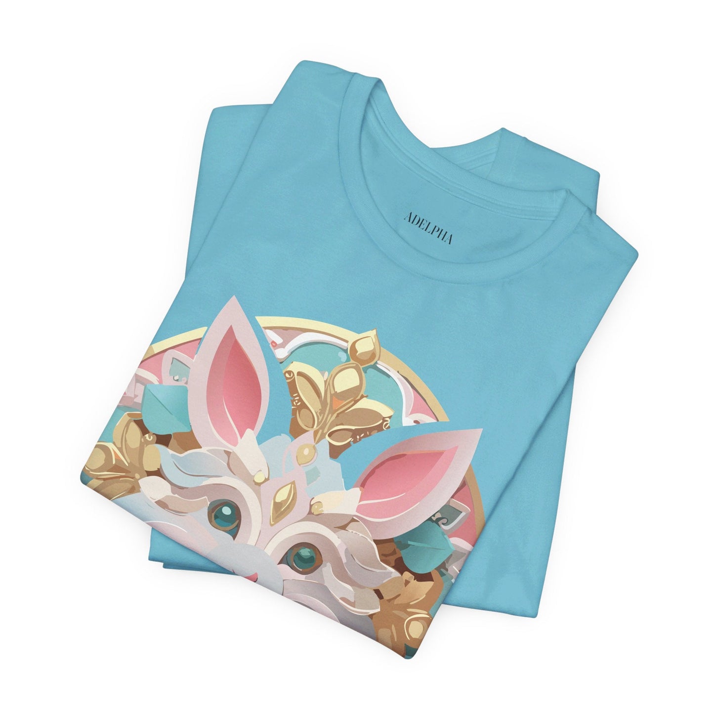 Medallion Graphic Unisex 100 Cotton Vintage Animal Medal Artwork Tee 88
