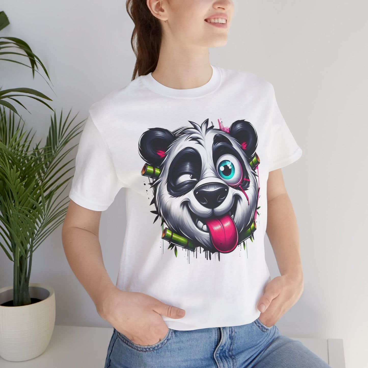 DiDi Panda Shirt, Funny Animal T-Shirt, Cartoon Top, Funny Panda Tee Shirt, Animal Tees, Art Design T-Shirt, Graphic Tee