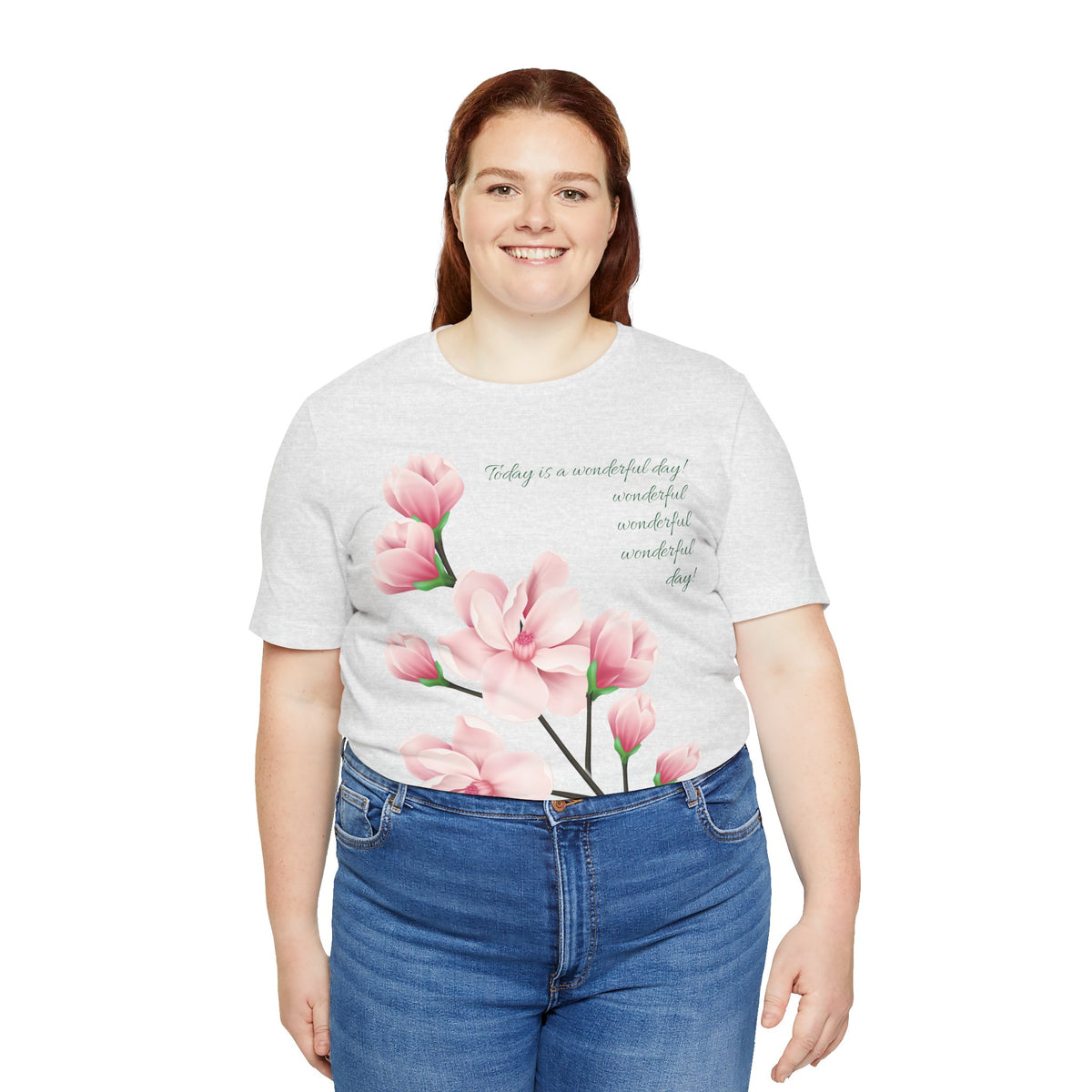 Floral Graphic Tee Shirt - Bella+Canvas Unisex 100 Cotton 55