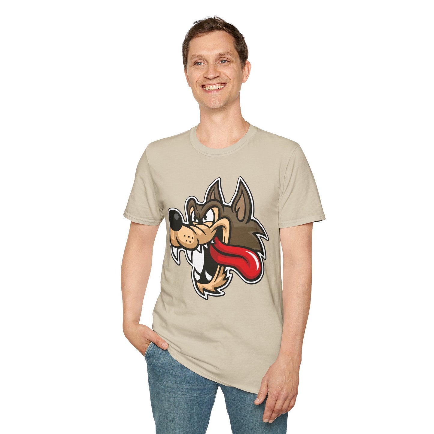 Cartoon T Shirt Animation Tee Unisex Funny Tee Gildan Softstyle 64000 100 Percent Cotton