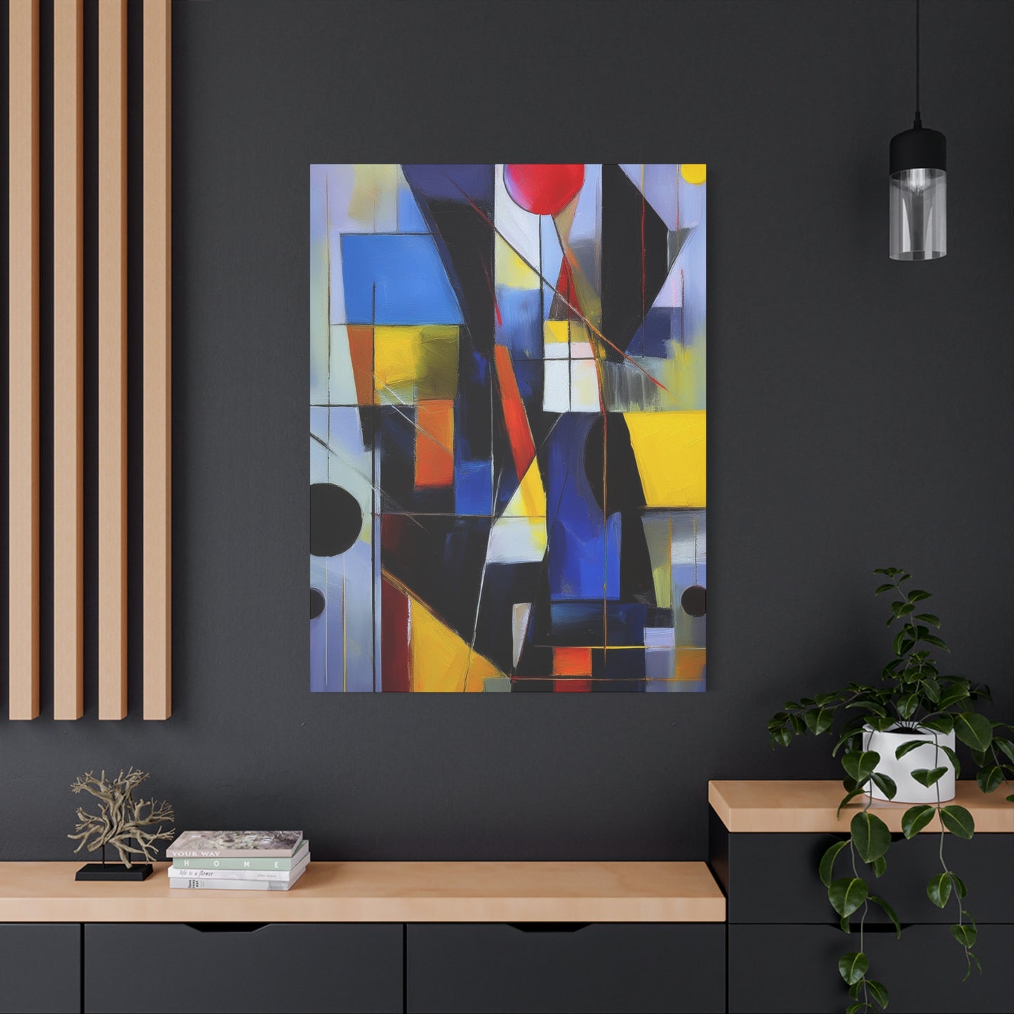 Abstract Colors Painting Print Canvas 20x24,20x30,24x30, 24x32,24x36,30x40, 32x48,36x48,40x60 Pine-Wood Inner Frame ABS-34
