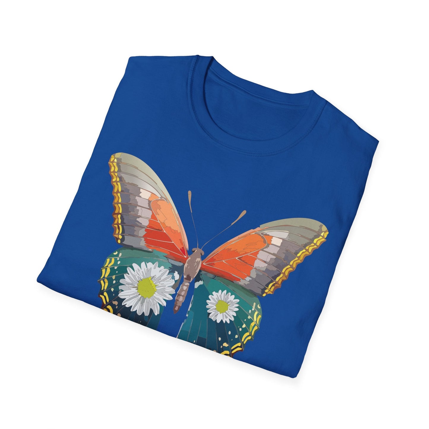 Butterfly Shirt Unisex Gildan Softstyle 64000 Short Sleeve T Shirt Monarch Design