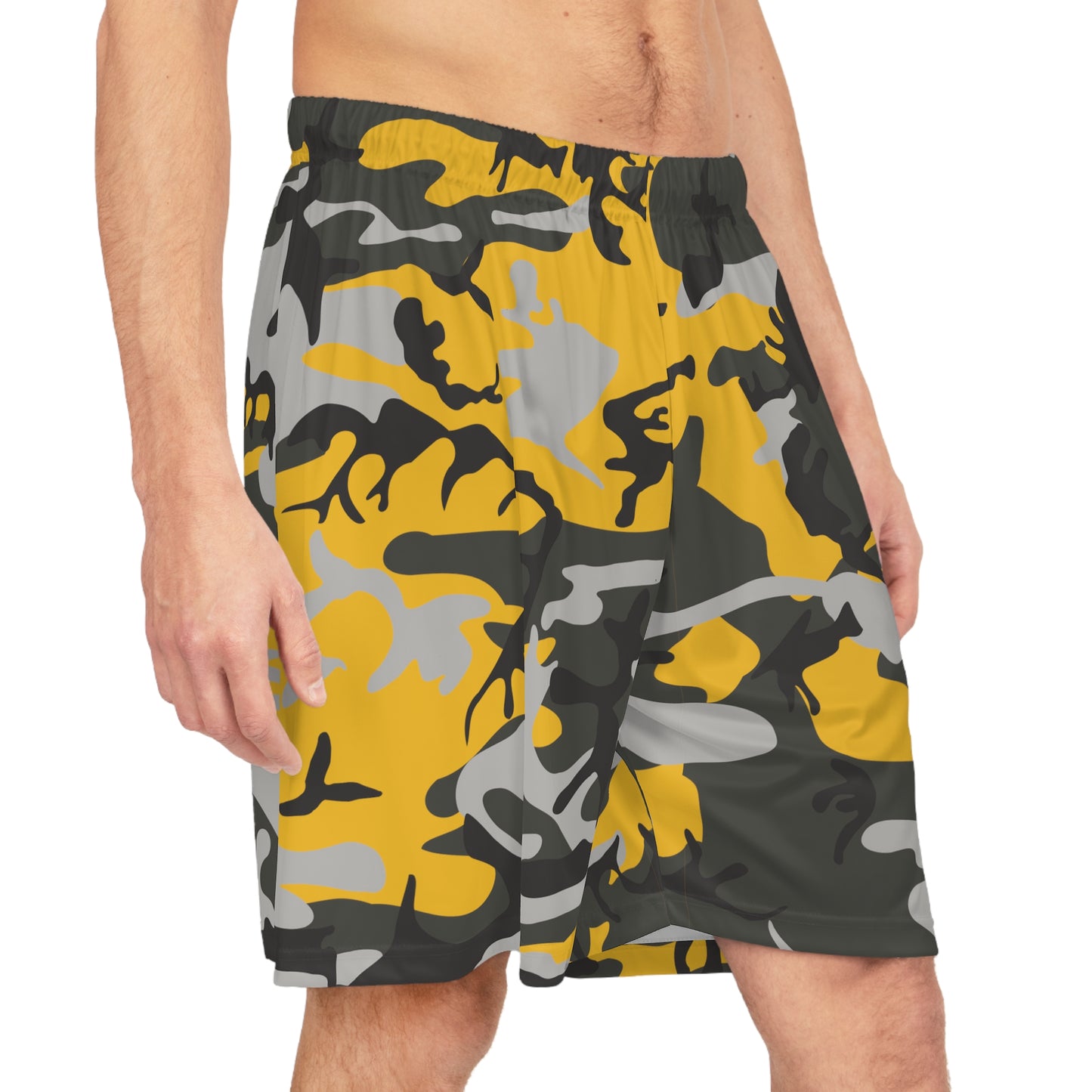 Pantalones cortos de baloncesto de camuflaje para hombre 