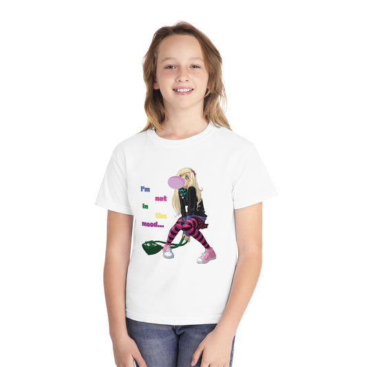 Youth Tee Shirt with Funny Girl