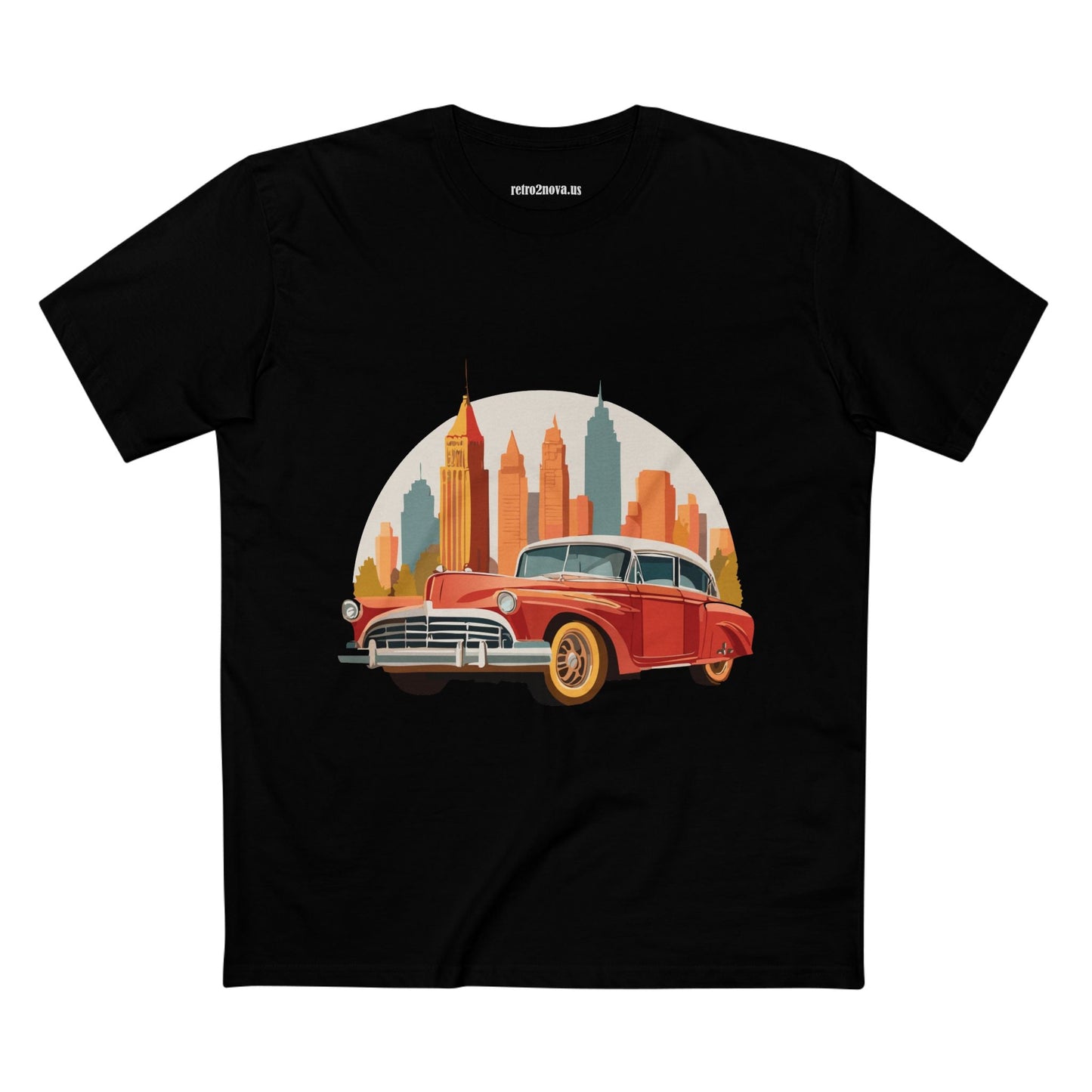 Retro Car Shirts Vintage Car Shirt RC2 Unisex Premium Cotton Tee With Original Art