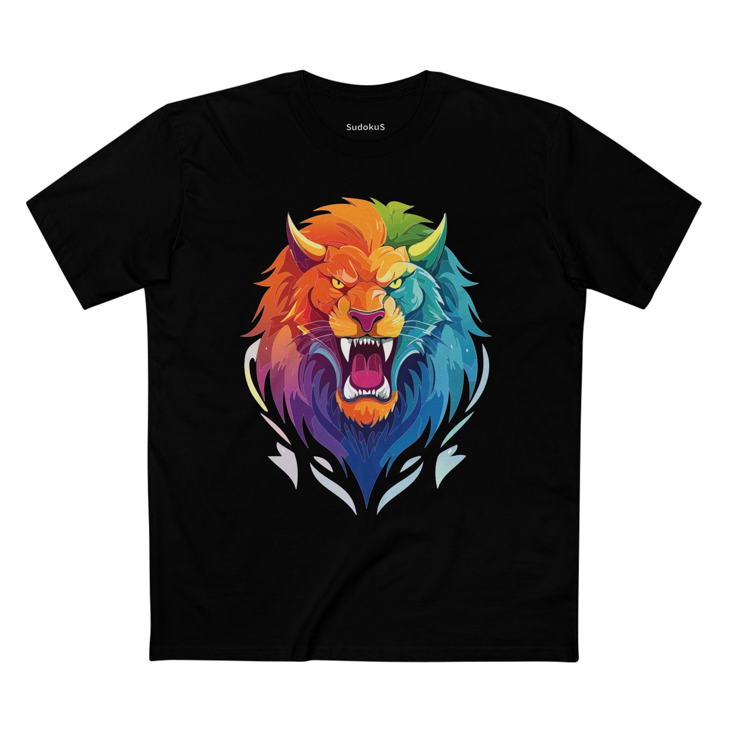 Cartoon Monsters Graphic Unisex 100 Cotton Staple Tee 21