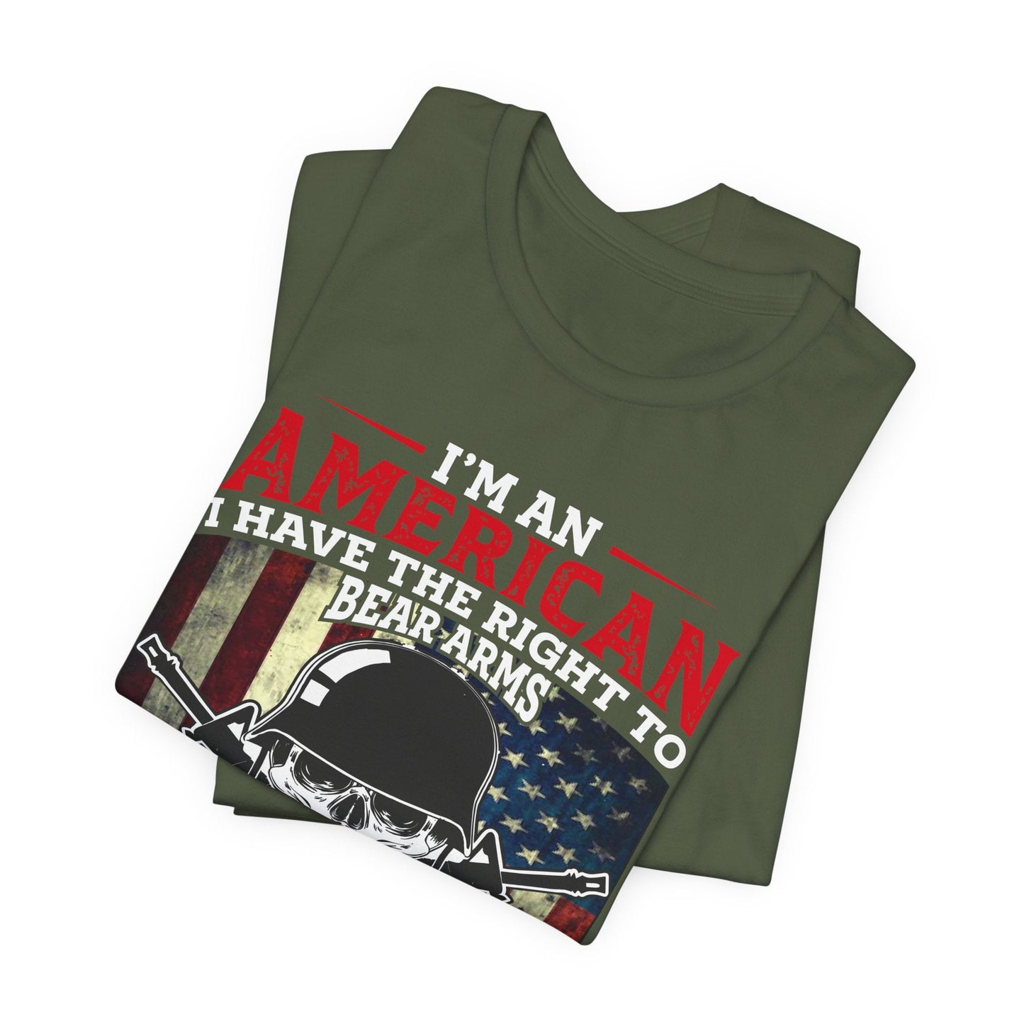 Army Veteran Patriotic Graphic Design Unisex Cotton T-Shirt v29