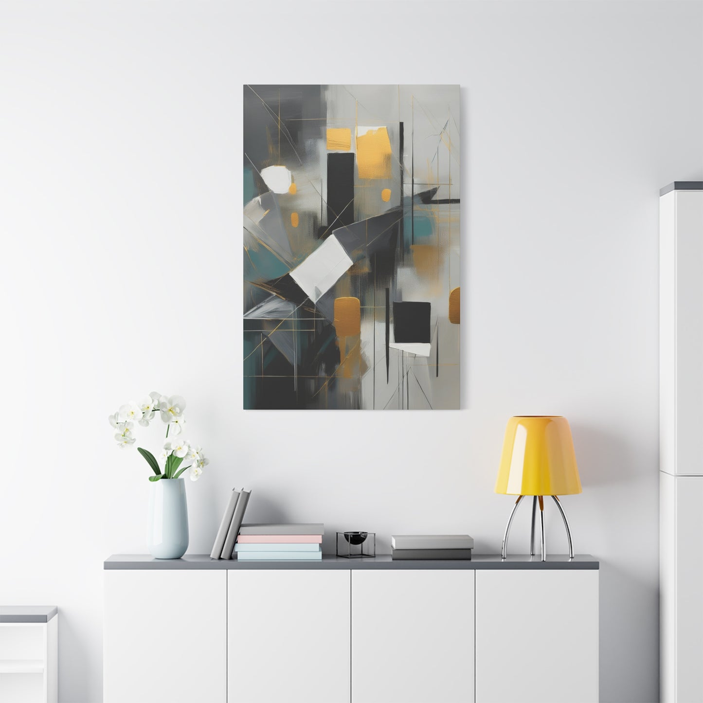 Abstract Oil Painting Print Canvas 20x24,20x30,24x30 24x32,24x36,30x40 32x48,36x48,40x60 Pine-Wood Inner Frame ABS-205