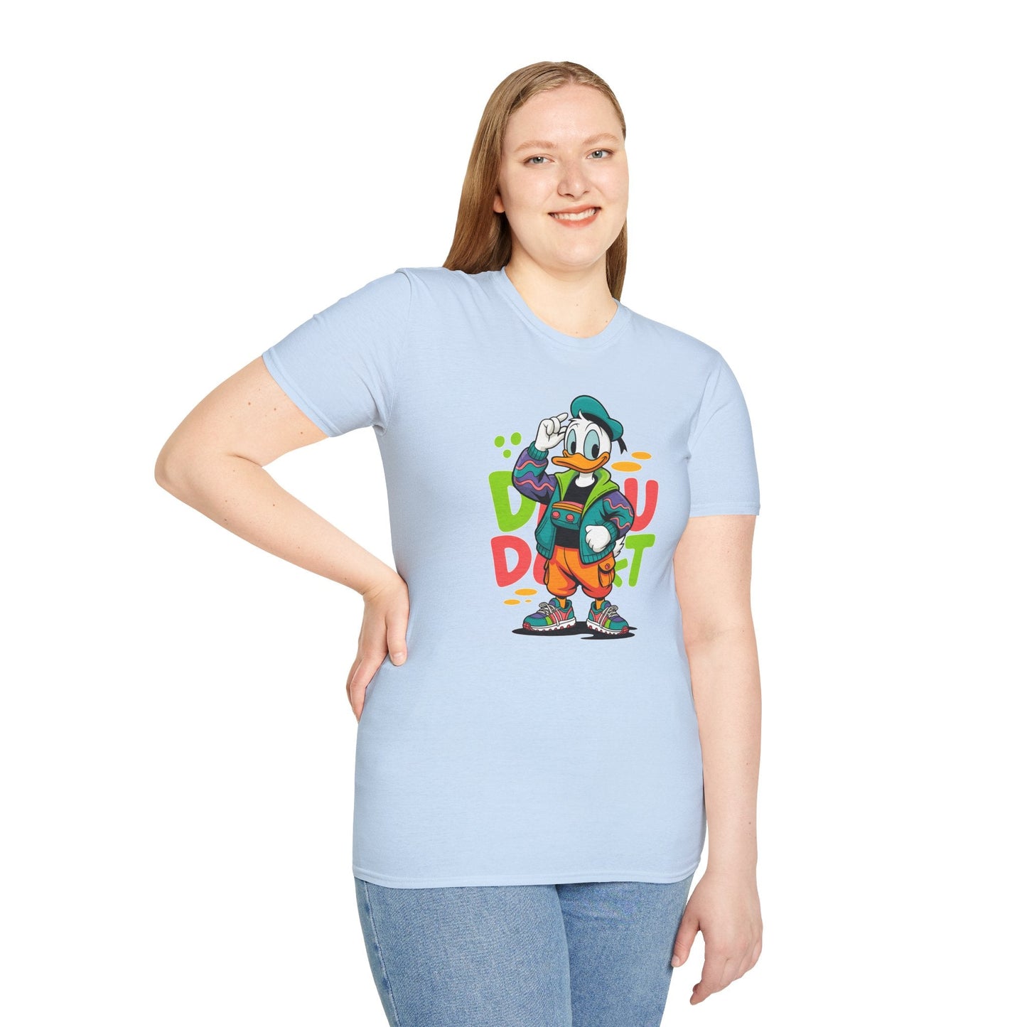 Gildan Softstyle Unisex Cartoon Animation T Shirt With Funny Animals Graphic Tee For Men Women