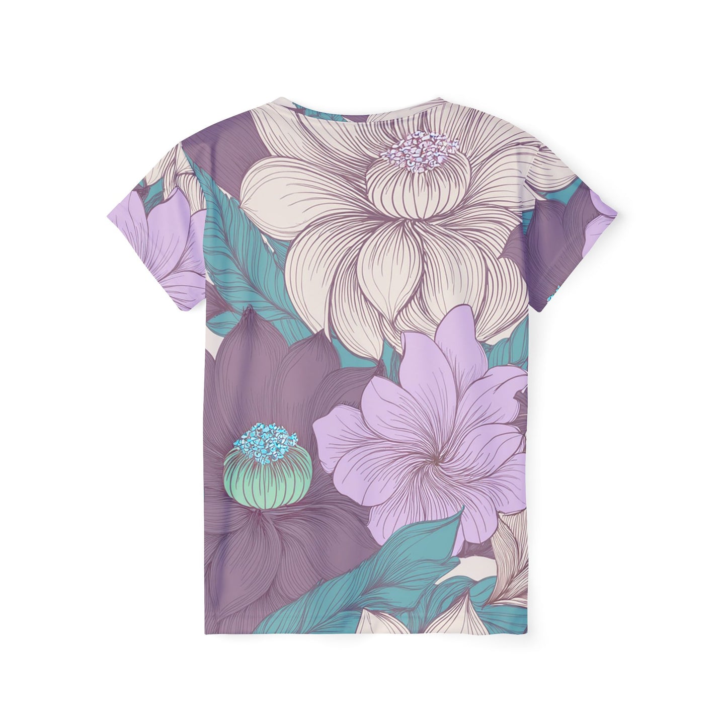 Women Poly Shirt with Floral Print F319