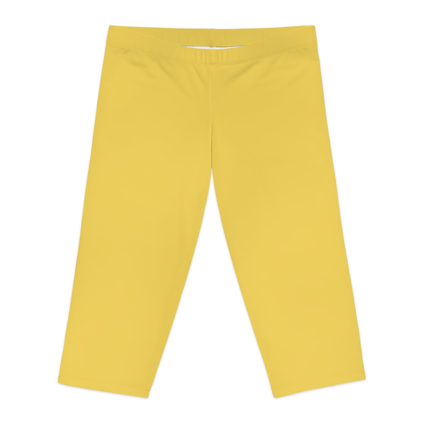 黃色七分緊身褲，黃色七分緊身褲