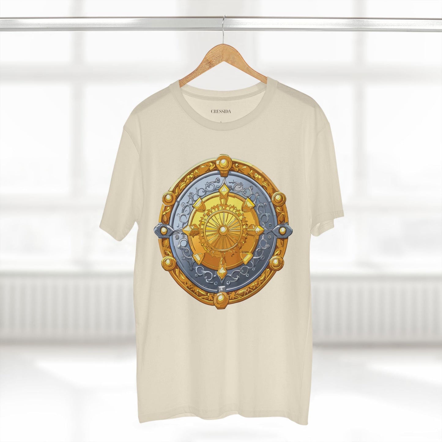 Antique Gold Coin Graphic Design T-Shirt Unisex 100 Cotton With Golden Print Artwork Tee 6
