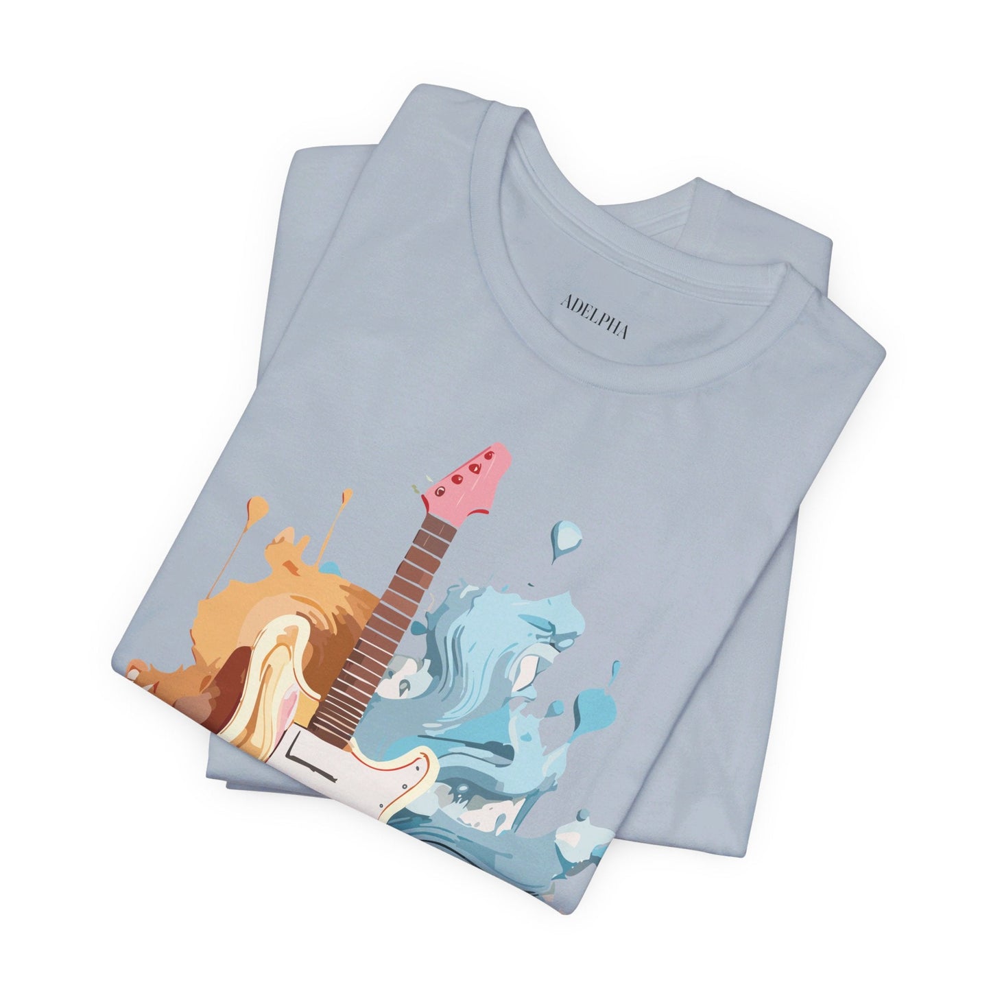 Adelpha Music Graphic T Shirt Unisex Jersey Short Sleeve Vintage Inspired Tee Art Collection