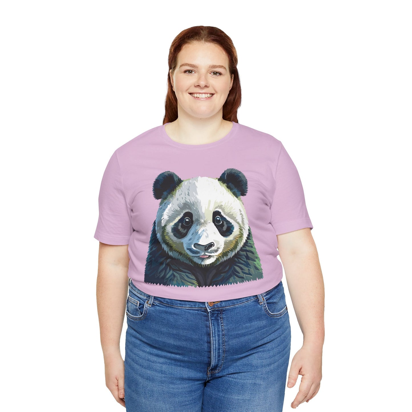 Unisex Animal Graphic Tee Shirt With Wild Animals Art Design Gildan Softstyle 64000