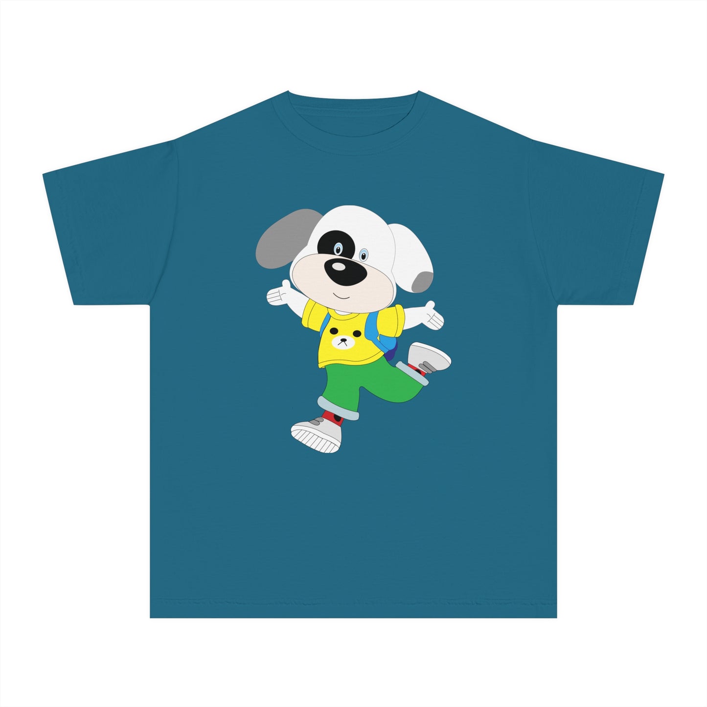 Youth Tee Shirt with Baby Dog