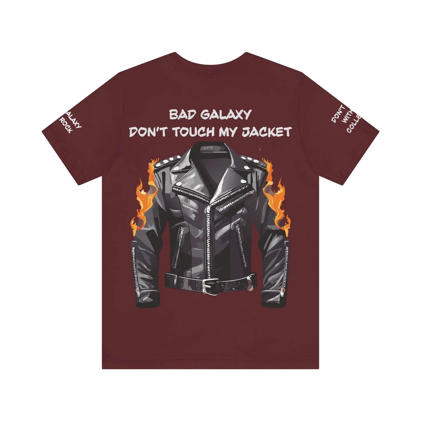 Bad Galaxy Punk Rock Tee Shirt Lightweight Fabric Made To Order 100 Percent Cotton Eco Friendly Inks