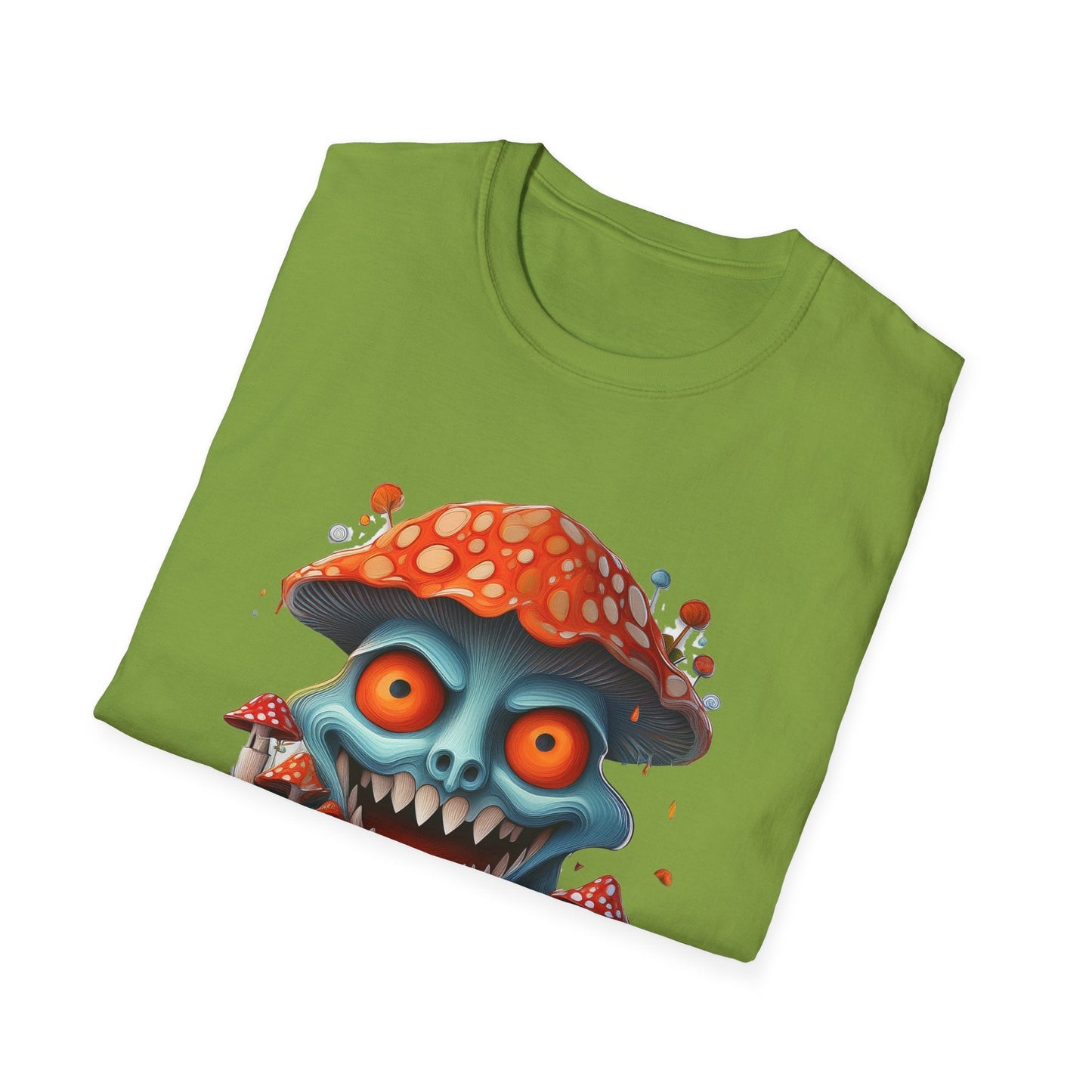 Mashroom Tee Shirt Unisex Softstyle Gildan 64000 Short Sleeve Tee With Funny Mashroom Fungus