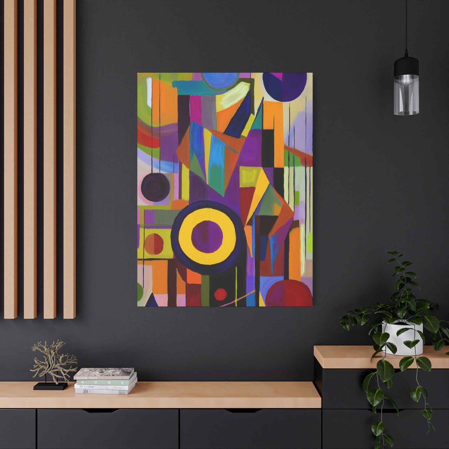 Abstract Painting Print Canvas 20x24,20x30,24x30, 24x32,24x36,30x40, 32x48,36x48,40x60 Pine-Wood Inner Frame ABS-2