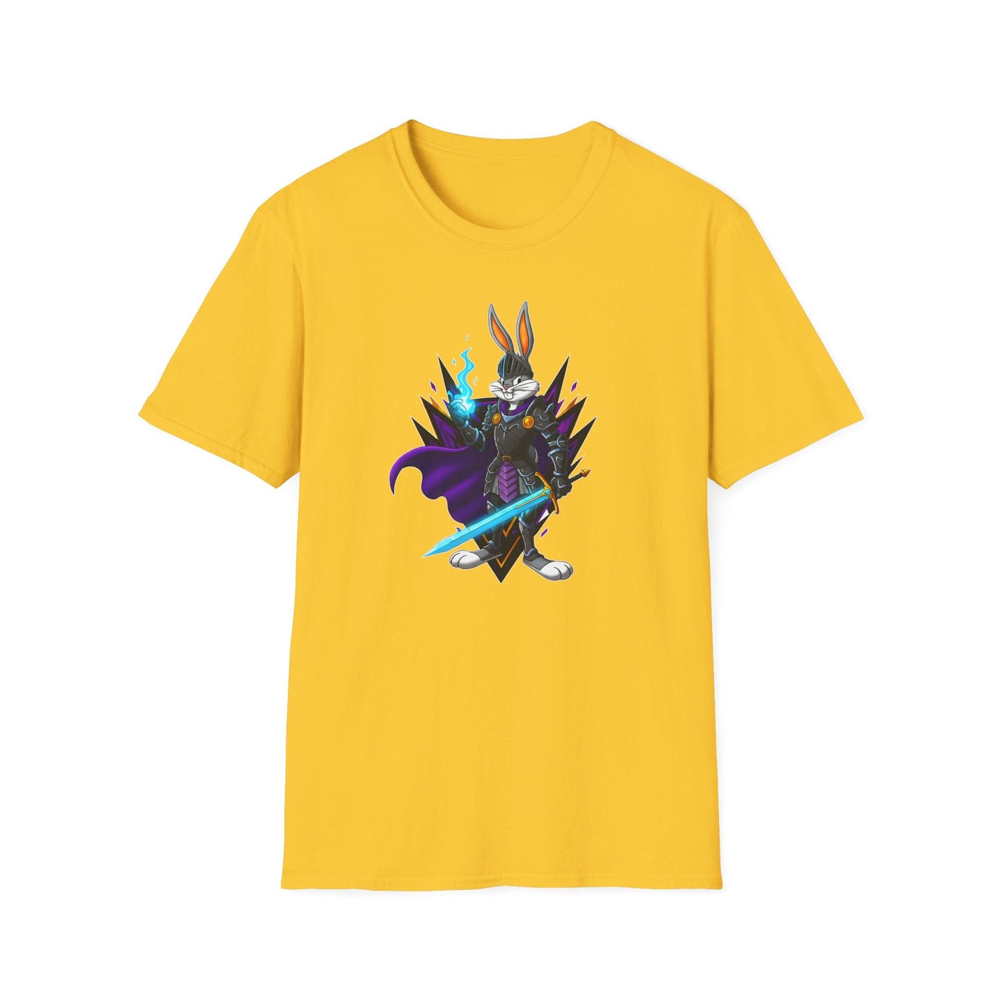 Bugs Bunny Shirt Unisex Gildan Softstyle Tee 100 Percent Cotton Cartoon Graphic Design