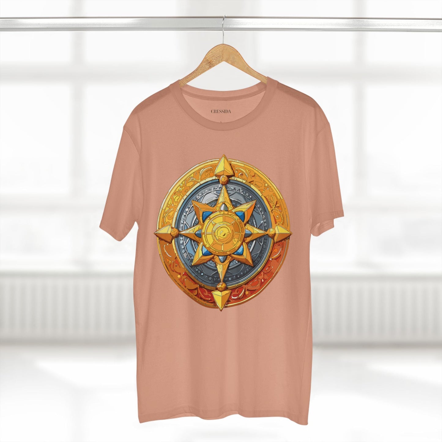 Antique Gold Coin Graphic Design T-Shirt Unisex 100 Cotton With Golden Print Artwork Tee 3