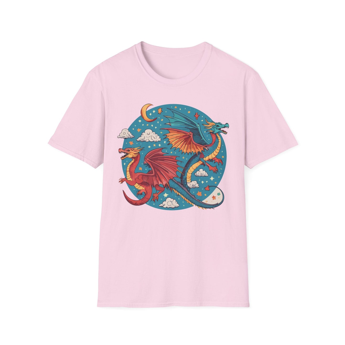 Dragon Graphic Unisex 100 Cotton Tee with Animal Artwork Design 16